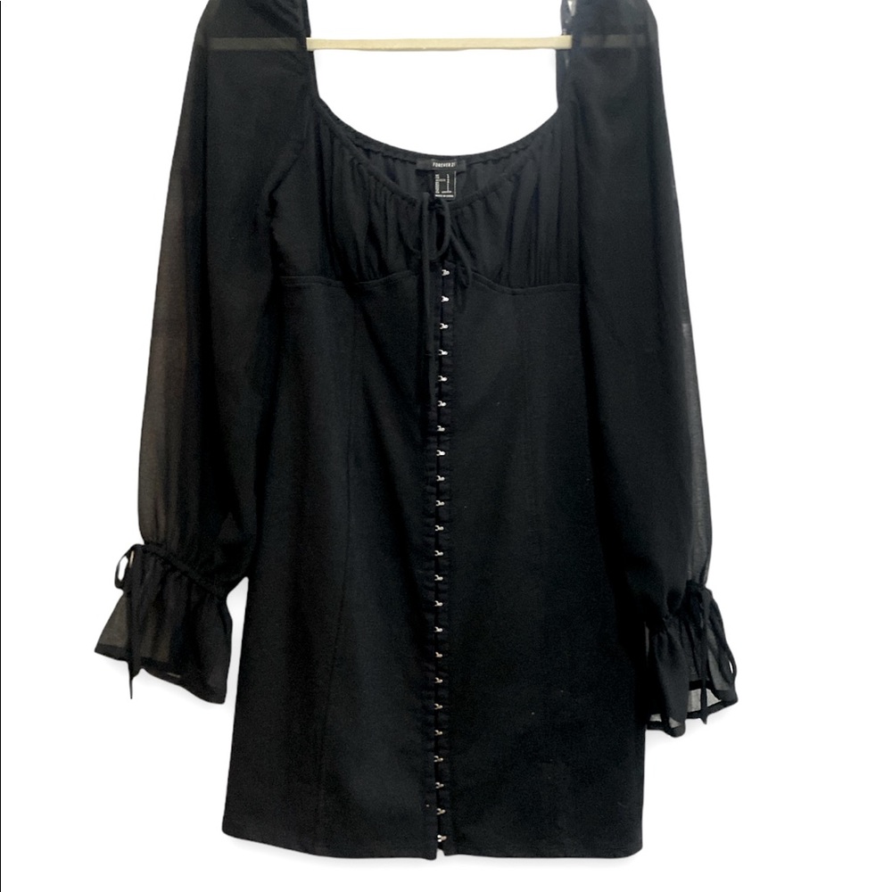 Long Sleeve Black Dress